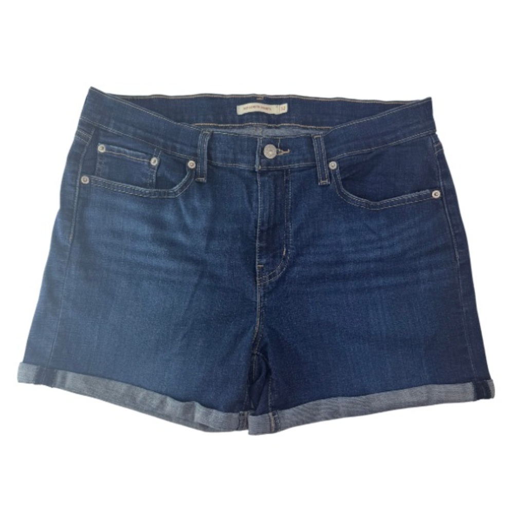 Levi’s Blue Denim‎ Shorts Size 32 – Classic Mid Length Women’s Fit